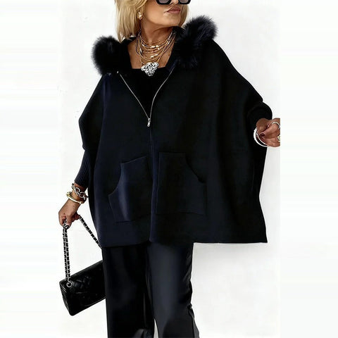 Women's Fashion Comfortable Casual Hooded Loose Jacket Women m302101