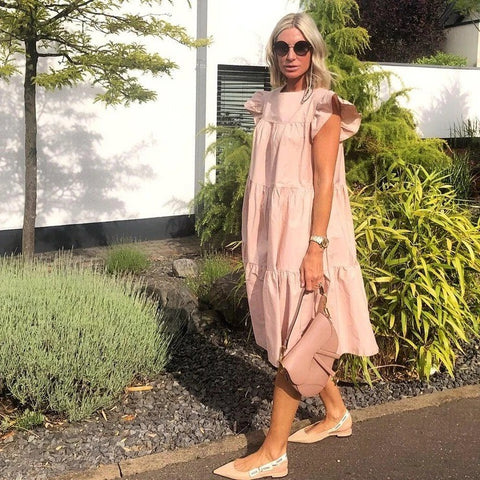 Women's Sweet Holiday A- line Dress M300179