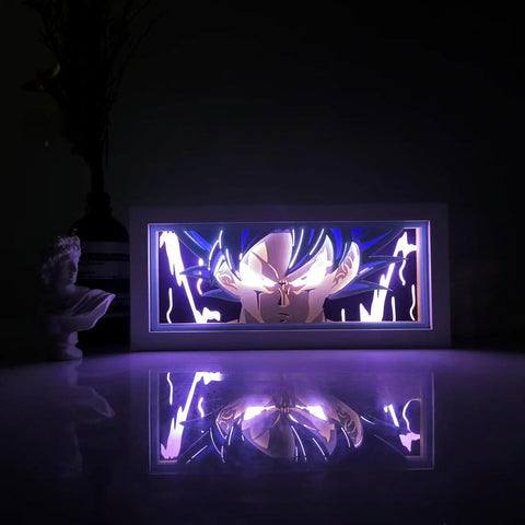 Dragon Ball Son Goku Paper Carving Lamp Photo Frame