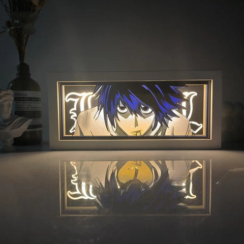 Naruto anime Pain Paper Carving Lamp Photo Frame