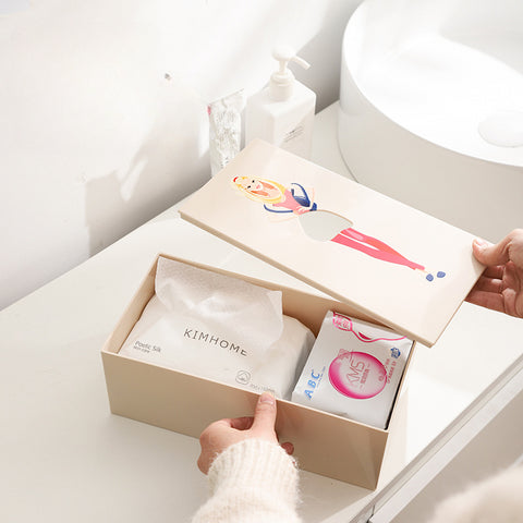 Paper storage box Home living room Dining table Modern simple multi-functional paper box m5010684