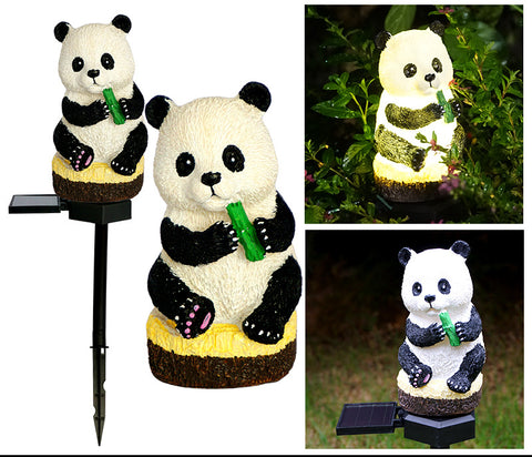 Solar Eagle Ground Lamp Animal Lamp Squirrel Panda Villa Courtyard Decoration m3330925