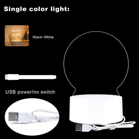 Illuminated message board creative USB plug-in bedside lamp m3330905