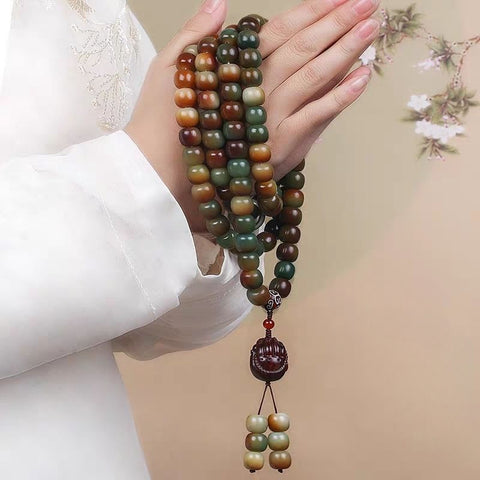 Dunhuang Wentian Bracelet 108 First-class National Treasure Bodhi Handheld Rosary Bead Buddha Bead Bracelet m3331307