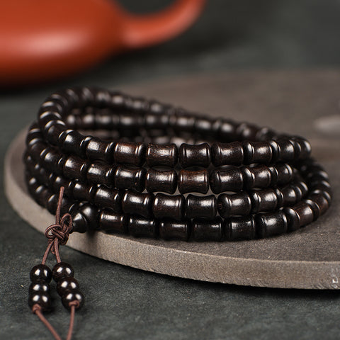 Ebony red sandalwood 108 beads bracelet wooden ebony bracelet m3331283