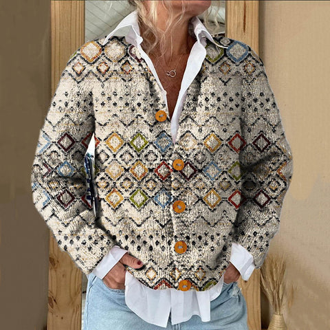 New cardigan knitted jacket women's clothing early spring and autumn source work m301722