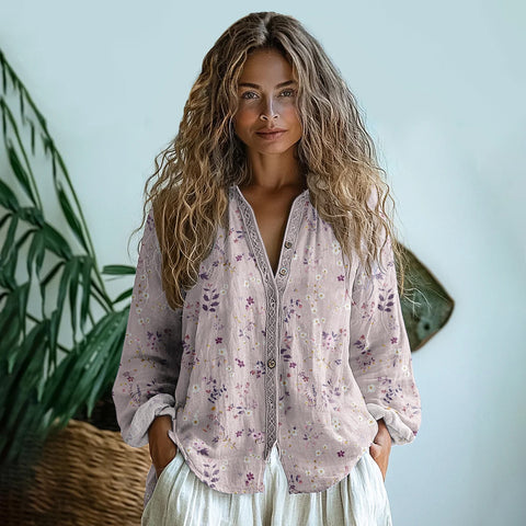 women's large size summer women's casual floral shirt women's small daisy shirt 3D printed shirt m301735