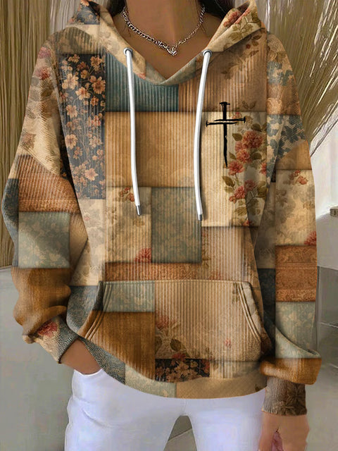 Ladies hooded sweater m302225