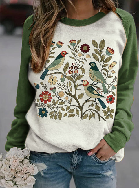 3D digital printing European and American women pullover casual urban shoulder plugs m302123