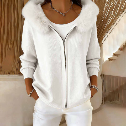 Casual Christmas Hooded Sweater Cardigan Sweater m302111