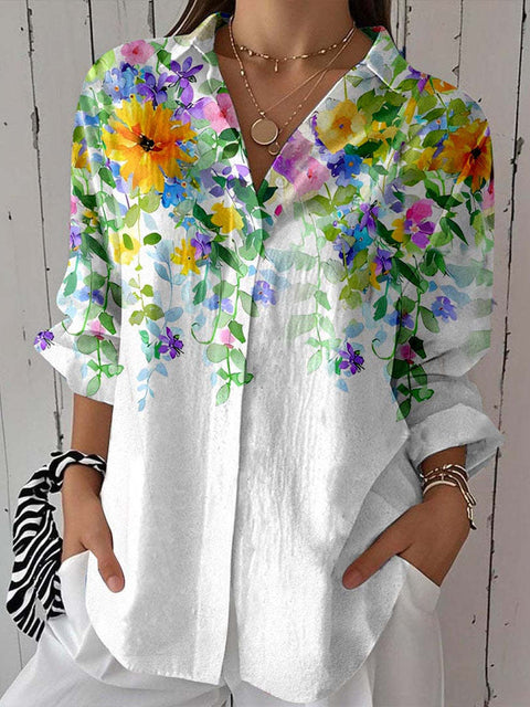 Spring and Autumn Printed Shirt m301705