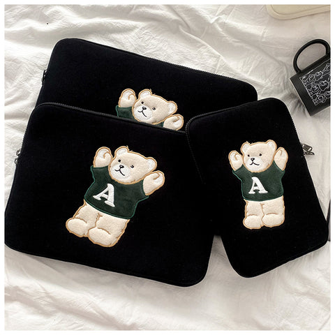 Cute Storage AC Bear iPad Notebook 13-15 Inch Tablet Bag Sleeve Sleeve m3330820