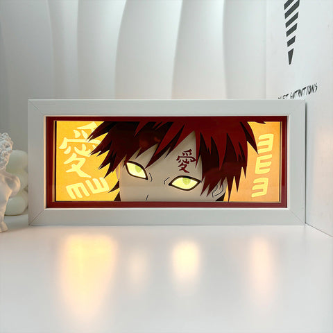 ONE PIECE Dragon Ball Hokage Paper Carving Lamp Photo Frame