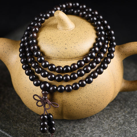 Ebony red sandalwood 108 beads bracelet wooden ebony bracelet m3331283