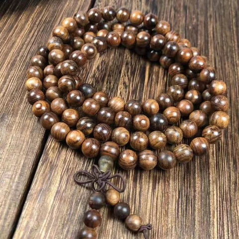 Guofeng 108 bracelets, sandalwood bead bracelets, various handheld Chinese knot rosary beads m3331293