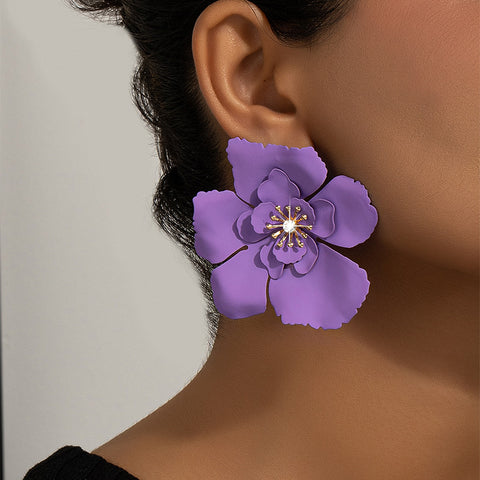 Bamine temperament personalized earring petals m3331191