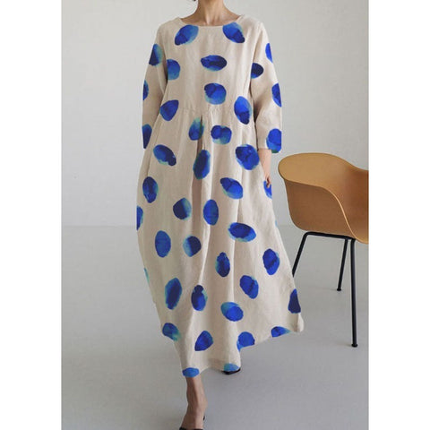 3D imitation cotton pull frame craft women's pendulum dress m301038