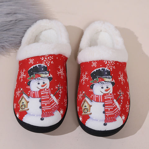 Fashion home wear-resistant slippers cotton shoes m302226