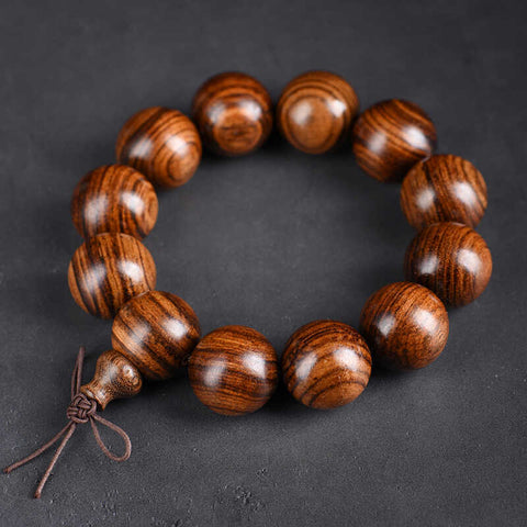 Black rosewood bracelet Wooden Buddha bead bracelet Men's cultural play Buddha beads Women's couple jewelry Bead rosary bead play m3331321