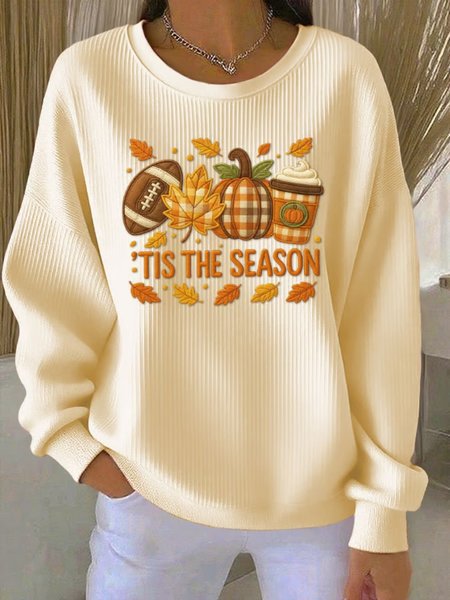 Knitted top snowflake christmas tree mix and match casual commuter sweater m302212