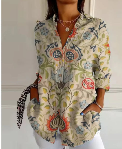 Long Sleeve Print 3D Floral Short Sleeve Pattern m301217