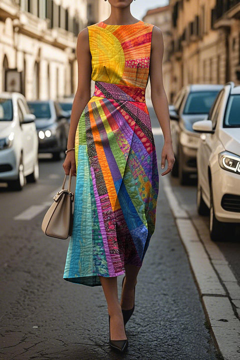 Timeless Elegant Dress Sleeveless Dress m301216