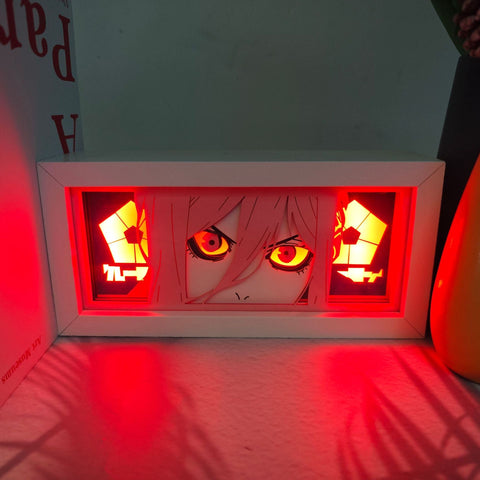 BLUE LOCK Chigiri Hyoma Paper Carving Lamp Photo Frame