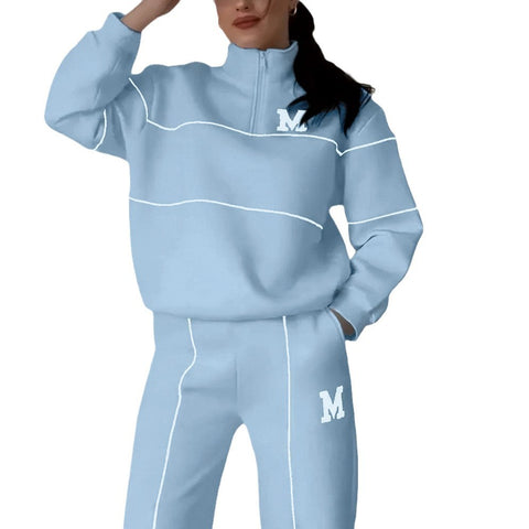 New sweater letter long sleeve trousers casual sports suit m301502