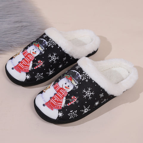 Fashion home wear-resistant slippers cotton shoes m302226
