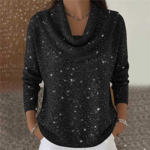 Autumn and winter new solid color long-sleeved top sweater m302155-1