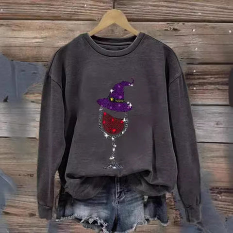 Casual floral 3D printed crew neck sweater m302127