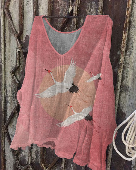 V-neck single piece long sleeve 3D digital printing m301043