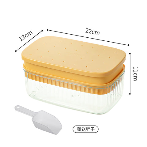 Press out the ice grid mold and send the silicone ice making box to the small ice shovel m3330613