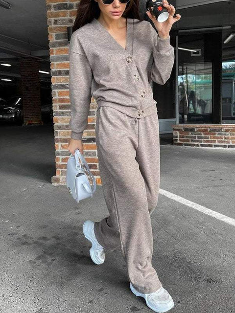 Hot Sale Casual Sports Suit Cardigan Top Women's Clothing m302072