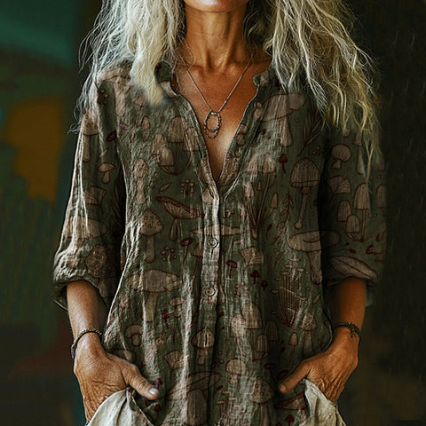 women's large size summer women's casual floral shirt women's small daisy shirt 3D printed shirt m301735