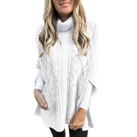 Turtleneck solid color street hipster sweater loose fashion sweater women m300498