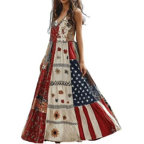 Women's trendy brand loose floral element casual dress m302069