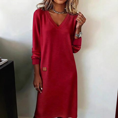 Women's V-neck maxi dress slim hip skirt women's dress m302229