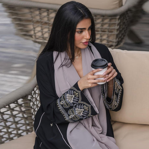 Fashion embroidered patchwork cardigan m301180