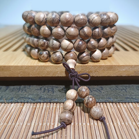 Guofeng 108 bracelets, sandalwood bead bracelets, various handheld Chinese knot rosary beads m3331293