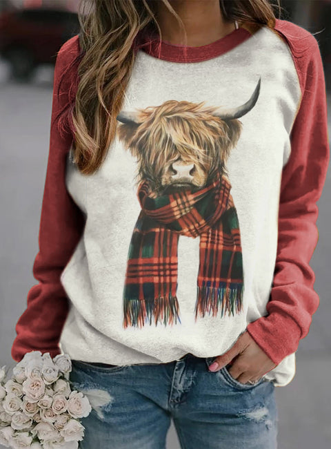 Shoulder long-sleeved women's sweater casual pullover m301750