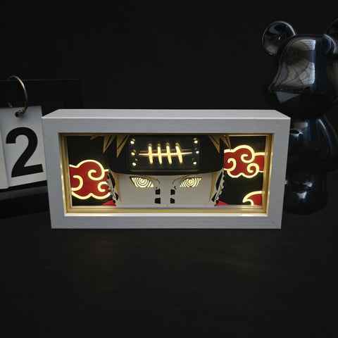 Naruto anime  Paper Carving Lamp Photo Frame