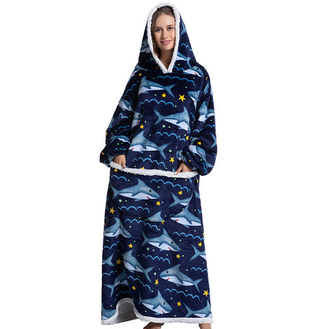 New animal cartoon cold suit thickened flannel lamb wool pajamas m302152