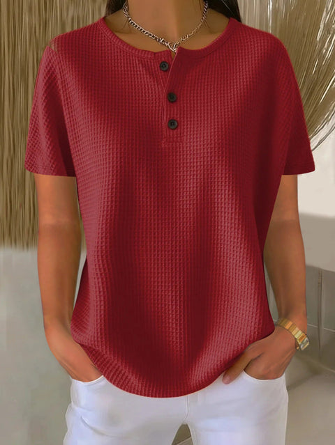 Autumn and winter new solid color pullover loose top m302204