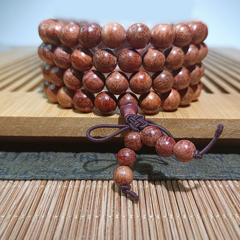Guofeng 108 bracelets, sandalwood bead bracelets, various handheld Chinese knot rosary beads m3331293