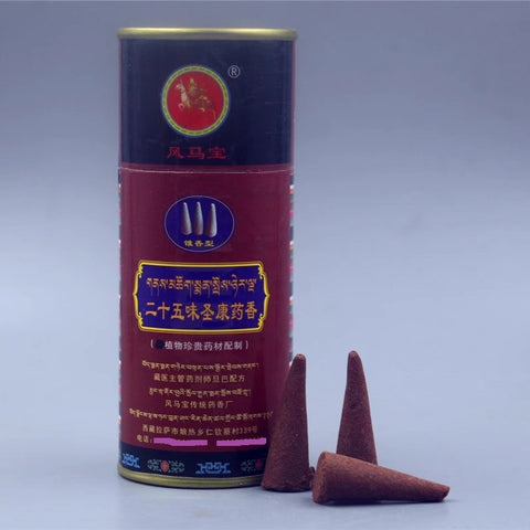 Ma Bao Tibet Sandalwood Tower Fragrant Cone Fragrance Twenty-five Flavors Shengkang Medicinal Fragrance Plant Aromatherapy Household Fragrance m3331264