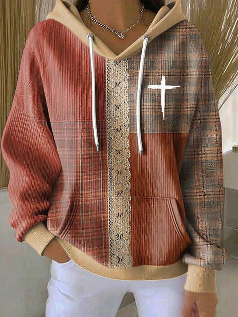 Ladies hooded sweater m302225