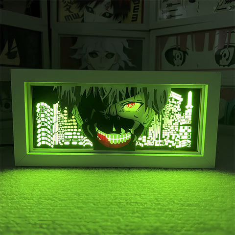 Tokyo Ghoul Kaneki Ken Paper Carving Lamp Photo Frame