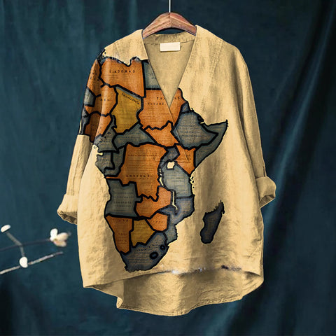 Loose printing crew neck casual large size women's T-shirt m301276