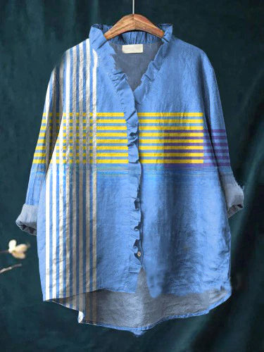 Women's new loose printing crew neck casual large size women's T-shirt m301365